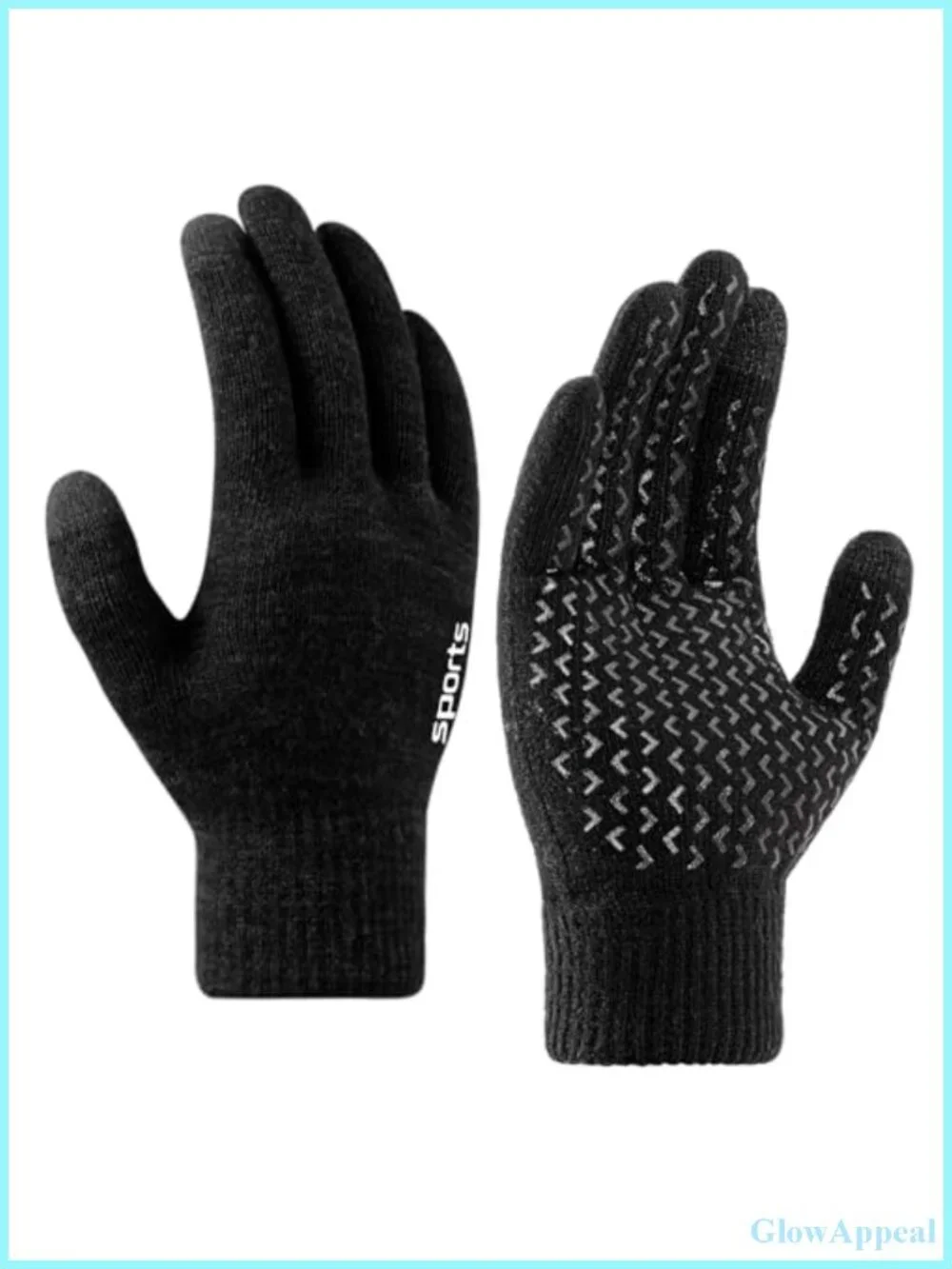 Winter Gloves for Men Women, Wool Fleece Lined Touchscreen Gloves